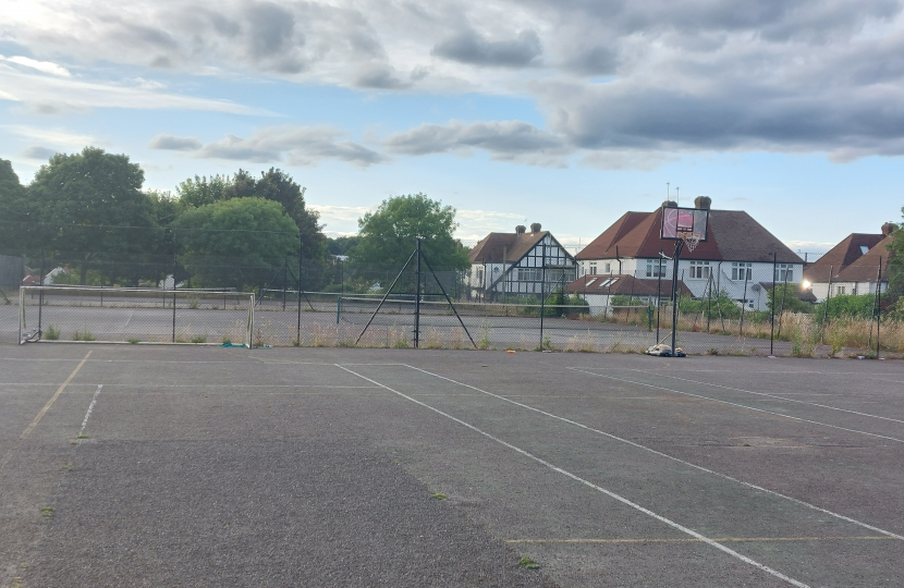 The Tennis Courts at Coney Hall Rec Ground