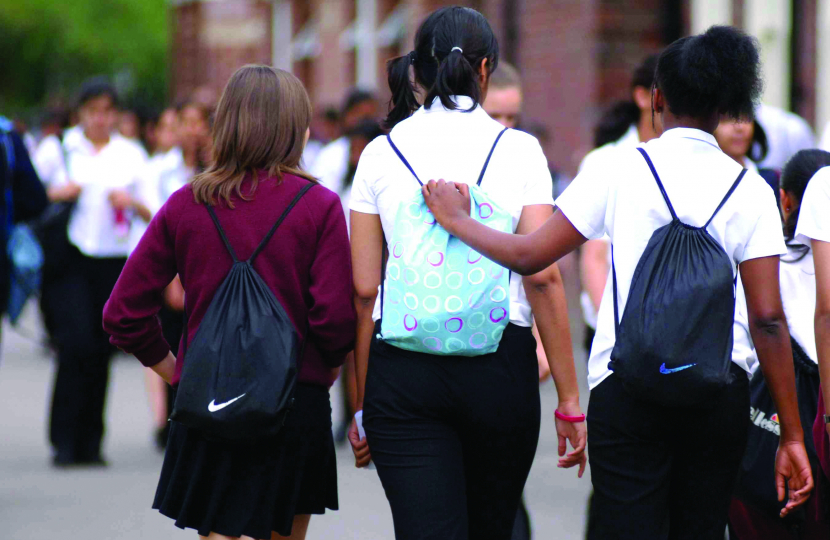 Children on way to School