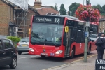 358 bus in Shortlands Village